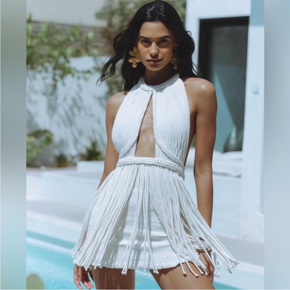 Chique Le Frique Hande Bone Set Dress XS/S - Picture 5 of 7